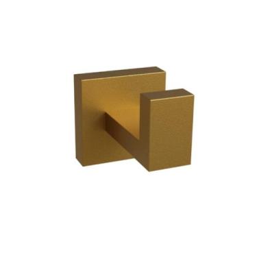 Imagem de Cabide gancho dourado gold matte eterna banheiro inox - ITALY LINE, Et