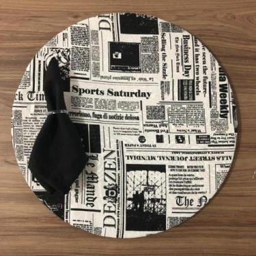 Imagem de Sousplat Jogo Completo 4 Capas +4 Bases +4 Guardanapos + Mimo Envio Rá