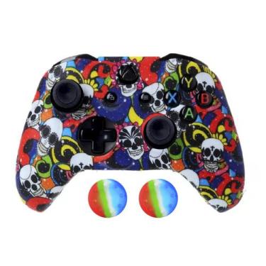 Imagem de Capa Capinha Case Skin p/ Controle de Xbox One, One S X Protetora em S