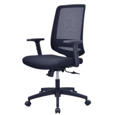 Imagem de Cadeira Giratória NR-17 Shangai Fratini Tela em Polipropileno Preto Ba