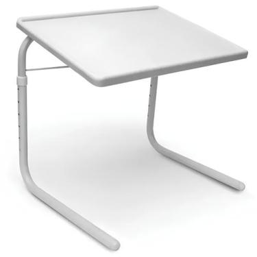 Imagem de Mesa Apoiadora Dobrável Portátil Estudo Alimentação Lazer 51,5 x 39 cm