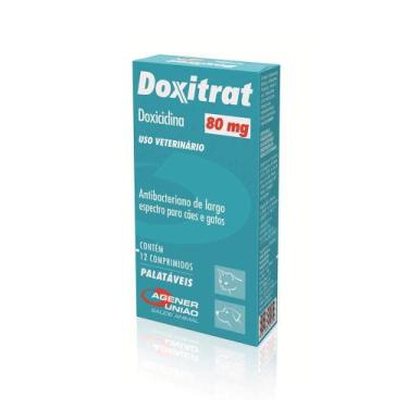 Imagem de Doxitrat Agener União 80mg - 12 Comprimidos - Agener União / Doxitrat