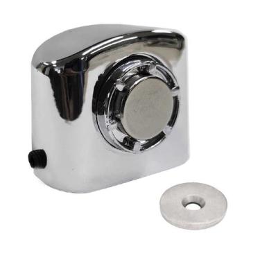 Imagem de 8 Prendedor de Porta Metal Fixador Com Imã Batedor Em Zamac - Base Com