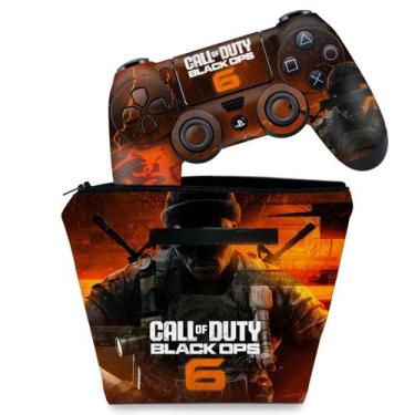 Imagem de Capa Case e Skin Compatível PS4 Controle - Call Of Duty Black Ops 6 - 