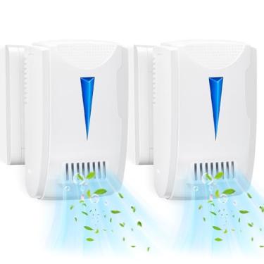 Imagem de Ionizador de ar para casa, gerador de íons negativos, purificador de ar de plugue portátil para quarto, ionizador de ar móvel sem filtro para casa, escritório, pacote com 2