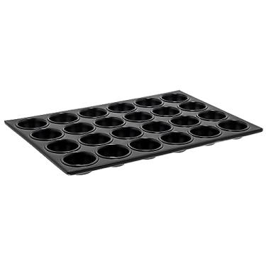 Imagem de Winco Forma antiaderente para 24 xícaras para muffin e bolo, alumínio