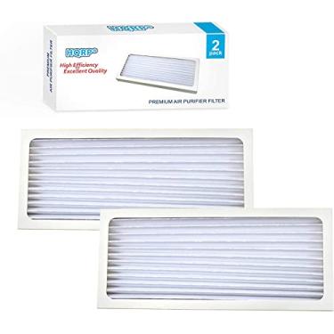 Imagem de HQRP Pacote com 2 filtros compatíveis com Hamilton Beach 990051000 04383 Substituição para modelos 04383 04384 04385 04386 True Air