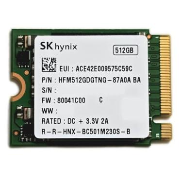 Imagem de SK Hynix BC501 SSD 512GB M.2 2230 Gen3 x4 PCIe 3.0 HFM512GDGTNG-87A0A (FW: 80041C00) para Surface Steam Deck (Laptop Book Pro) Dell HP Lenovo Ultrabook