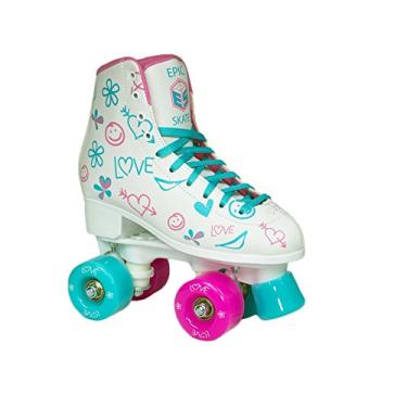 Imagem de Epic Skates Epic Frost patins quádruplos, branco, feminino 6