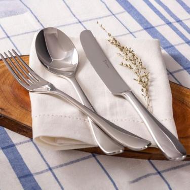 Imagem de Faqueiro St. James 101 Peças Serenity Prata - St James