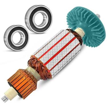 Imagem de Induzido Rolamentos Compatível Serra Mármore 1551.1 Gdc 34 110v - Gené