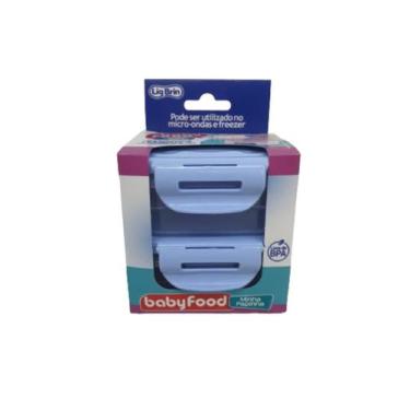 Imagem de Pote Para Armazenar Papinha Baby Food - Lig Brin, AZUL