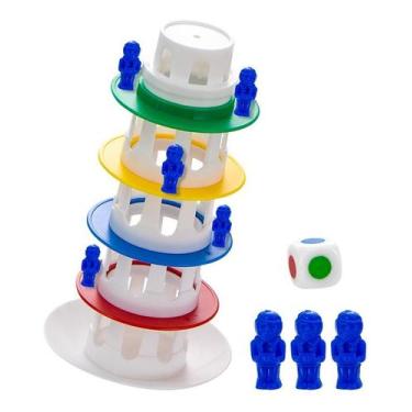 Imagem de Jogo Divertido Torre Maluca Turista Equilibrio Equilibrista - Art Brin