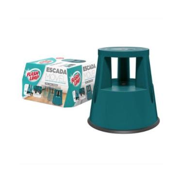 Imagem de Escada Móvel Verde Esmeralda - FlashLimp