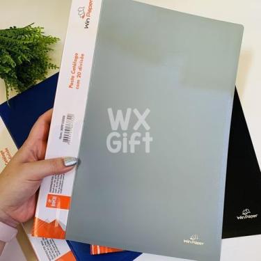 Imagem de Pasta Catálogo A4 com 20 ou 40 Envelopes de Plástico - Interponte / WX