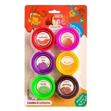Imagem de Kit Massa De Modelar NHAC 6 Cores Com Aroma LeoeLeo - Leonora