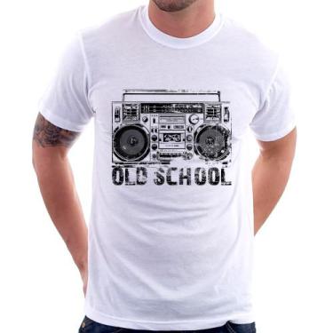 Imagem de Camiseta Old School Boombox - Foca na Moda, Branco, GGG