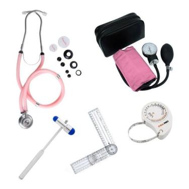 Imagem de Kit Acadêmico Para Estagio De Fisioterapia Completo - Premium,  Rosa