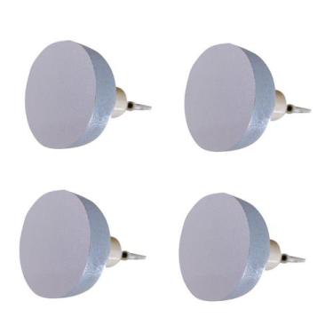 Imagem de 4 Ganchos Penduradores de Parede MDF Colorido 15mm Bola - Hanger Decor