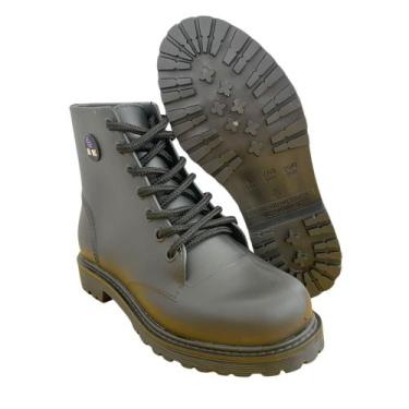 Imagem de Bota Coturno Infantil Feminino Menina Injetado Plástico Galocha Com Ca