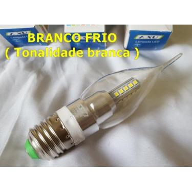 Imagem de Lampada Tipo Vela Led E27 4w Cristal Bico Branco Quente ou Branco Frio