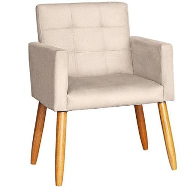 Imagem de Poltrona Decorativa Cadeira Escritório Recepção Sala de estar  - MOBLA