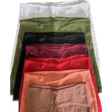 Imagem de Saia short botão cintura alta bengaline sexy plus zise - kgente, Coral