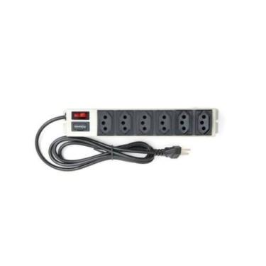 Imagem de Filtro de linha multicraft chapa 6 tomadas 10a bivolt