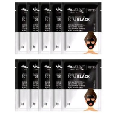 Imagem de kit 5 Unidades Máscara para limpeza Facial Sachê Skin Care - Max Love 