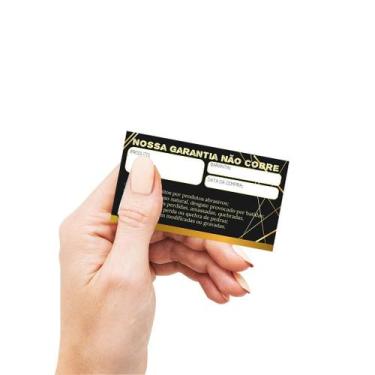 Imagem de Cartão Certificado de Garantia - Bijouteria - Jóias - 100  unidades - 