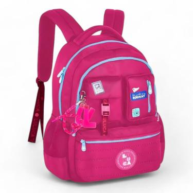 Imagem de Mochila De Costas Escolar Luluca Oficial Menina Juvenil Clio-Unissex