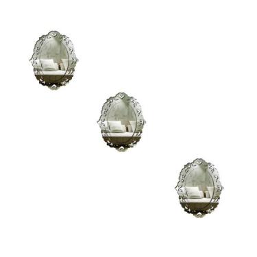 Imagem de Kit 3 Espelhos Decorativos venezianos  Pegui 32x26 3873 - CREATUS, pra