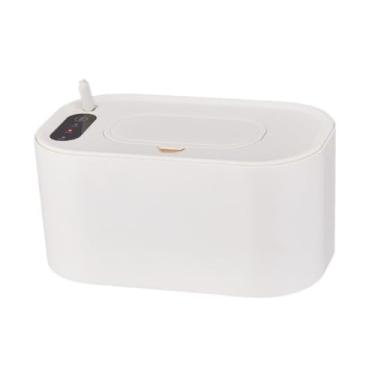 Imagem de menolana Aquecedor e dispensador de lenços umedecidos, máquina de aquecimento de lenços umedecidos, termostato portátil, aquecedor de lenços umedecidos, Branco