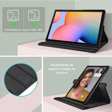 Imagem de Capa Giratória + Pel Hidrogel Fosca Galaxy Tab S6 Lite 2024 - Db