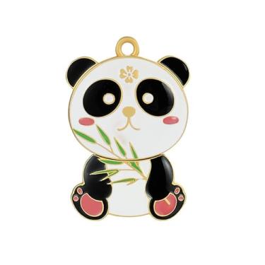 Imagem de Lyqqine Unidade USB de metal em forma de arma de bronze chinês antigo peixe intestino espada USB drive formato dragão 128 GB (panda 128 GB)
