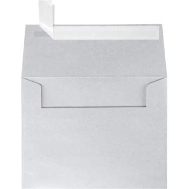 Imagem de Envelopes para convites A2 (4 3/8 x 5 3/4) - (50 Qt.), Silver Metallic