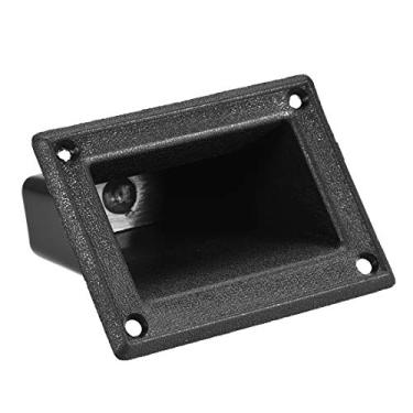 Imagem de uxcell Alça de alto-falante embutida estilo bolso com alça de plástico adequada para caixas de som PA/DJ, gabinete, 2 peças