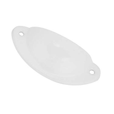 Imagem de Punho da Tração do Escudo da Mobília do Armário da Gaveta do Metal, Puxador L25-204Y, Botão Antigo da Tração do Punho Encaixe de Handware (Branco)