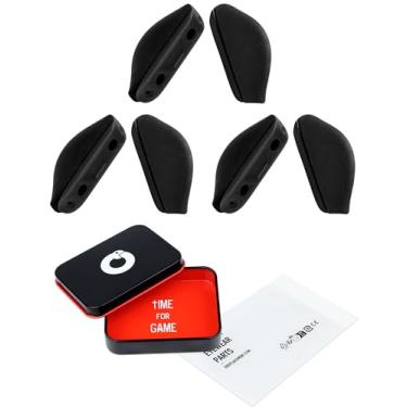 Imagem de OWORK 3 pares de almofadas de nariz ultra macias de silicone para óculos Oakley Crosslink/Badman OO6020/Valve New 2014/Turbina/Cohort OO9301/Fives Squared, kit de substituição de peças de nariz de