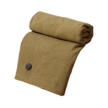 Imagem de IEUDNS Xale aquecido envolve malha elétrica cobertor aquecido para quarto sofá inverno casa, Verde