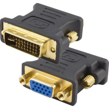 Imagem de Adaptador DVI Macho 24+5 X VGA Femea - NWT