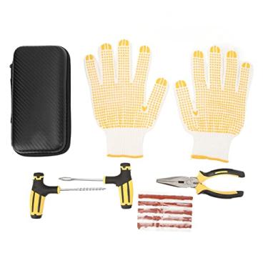 Imagem de Kit de Reparo de Pneus de Bicicletas, Kit de Reparo de Pneus Sem Câmara de Ar, Tira de Tomada de Punção de Pneu Plano, Ferramentas de Emergência para Carro e Motocicleta