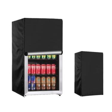 Imagem de Tampa de Geladeira de Bebidas YZNKLXF (20"L x 20"W x 34"H) - Preta