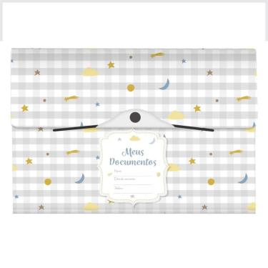 Imagem de Pasta Sanfonada A4 Pequenos Astros Com 12 Divisórias Dello