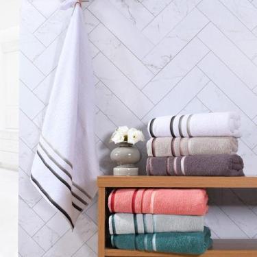 Imagem de Toalha de Rosto Yasmin Super Macia Algodão 45x70 - Tessi, Branco