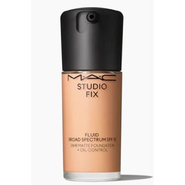 Imagem de MAC Studio Fix Fluid Fps 15 24Hr Base Matte + Controle De Óleo Nw20, Bege