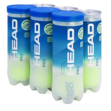 Imagem de Bola de Tênis Head Pro Pack com 06 Tubos