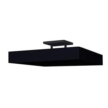 Imagem de Luminária Pendente Atlas Luz Indireta Gde 45Cm 4Lamp E27 Preto