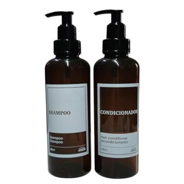 Imagem de kit 2 Peças Porta Shampoo e Condicionador 480ml