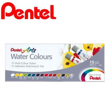 Imagem de Tinta Aquarela Pentel 15 Cores WFRS-15